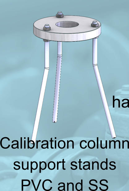 Calibration column support stands PVC and SS