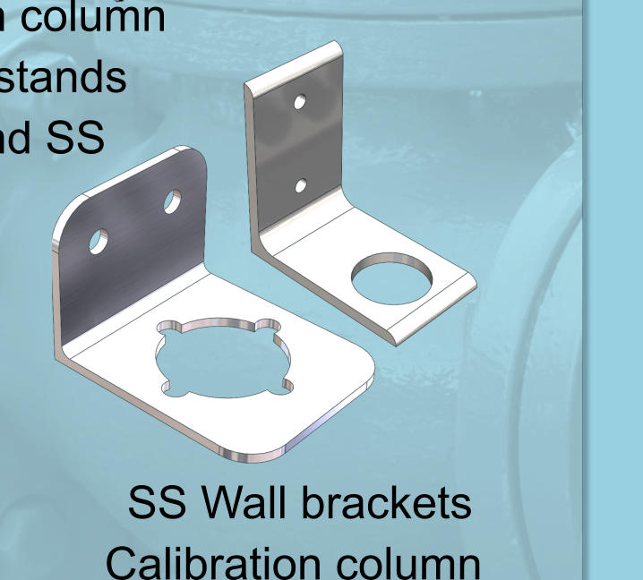 SS Wall brackets Calibration column